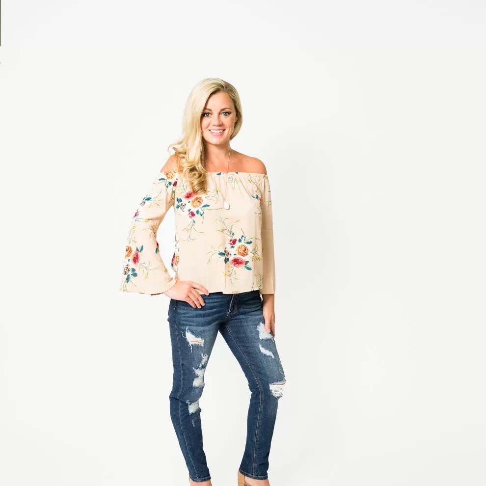 The Kaitlyn Floral Top