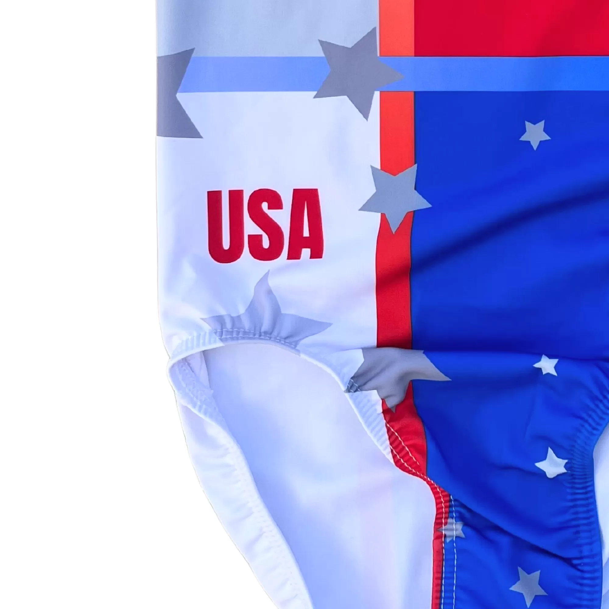 USA Red, White & Blue Stars Gymnastics Leotard