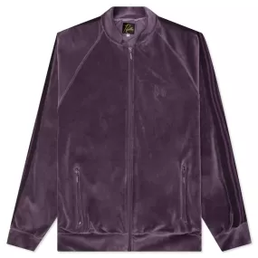 Velour R.C. Track Jacket - Purple