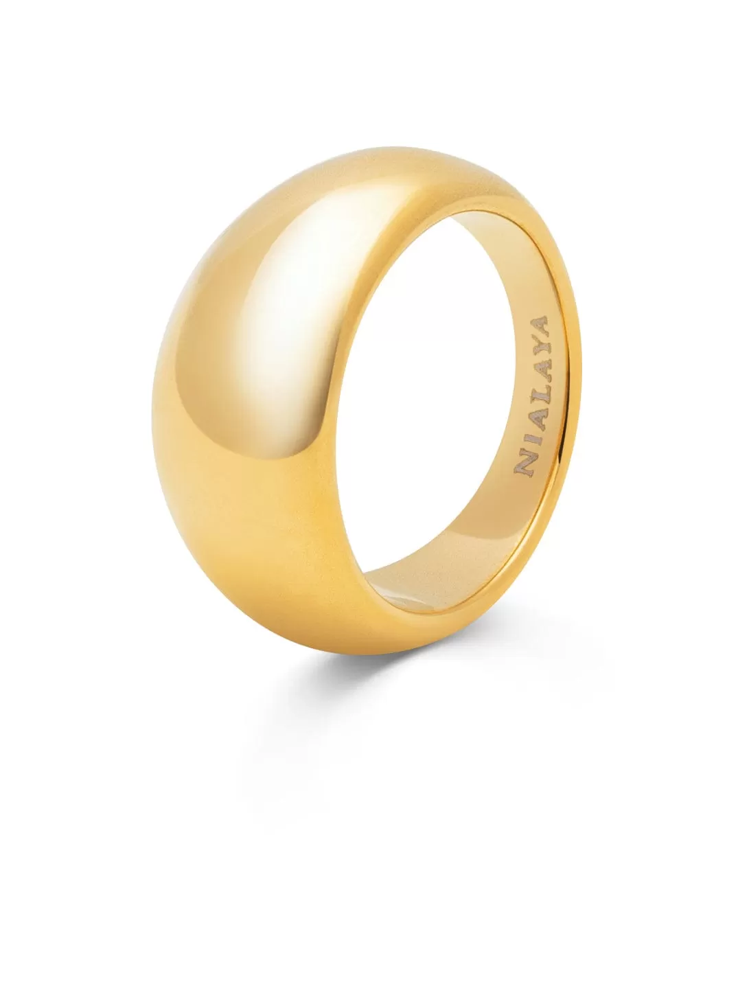 Women's Gold Dome Ring