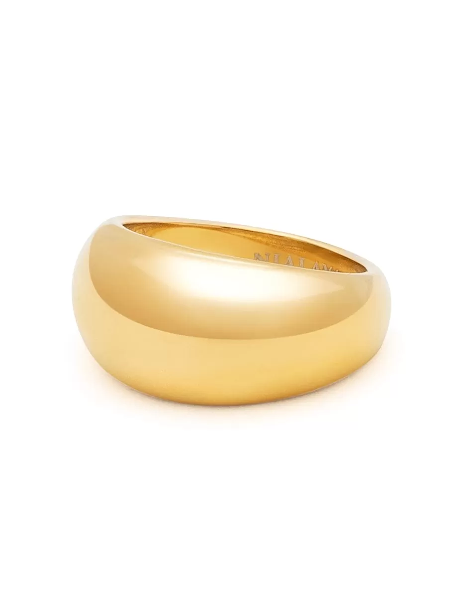 Women's Gold Dome Ring