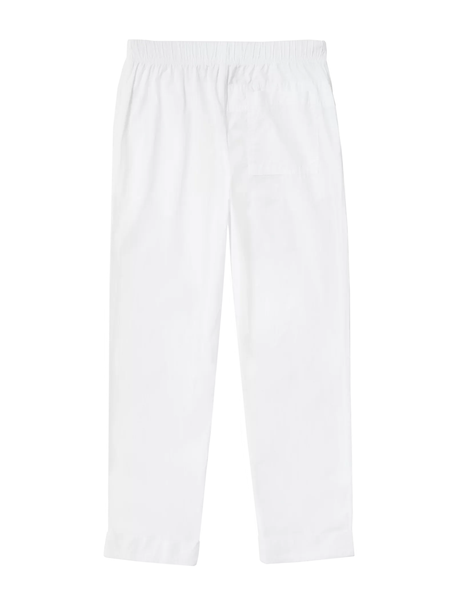 YARROW CRISP POPLIN PANT (WHITE) - WYETH